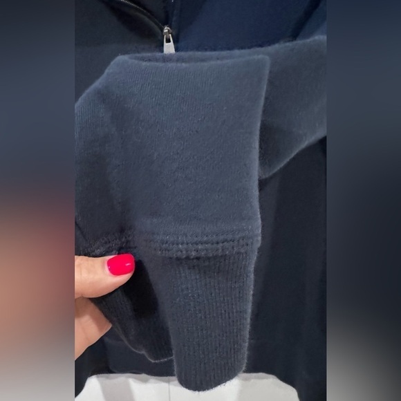 Arrow Men’s Pullover Knit Sweater Size XL. Blue Long Sleeve 1/4 Zip Cotton Blend - Picture 5 of 5